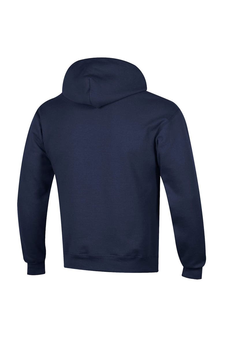Men's Champion Navy Virginia Cavaliers Vintage Vault Logo Reverse Weave Pullover Hoodie, Alternate, color, Navy