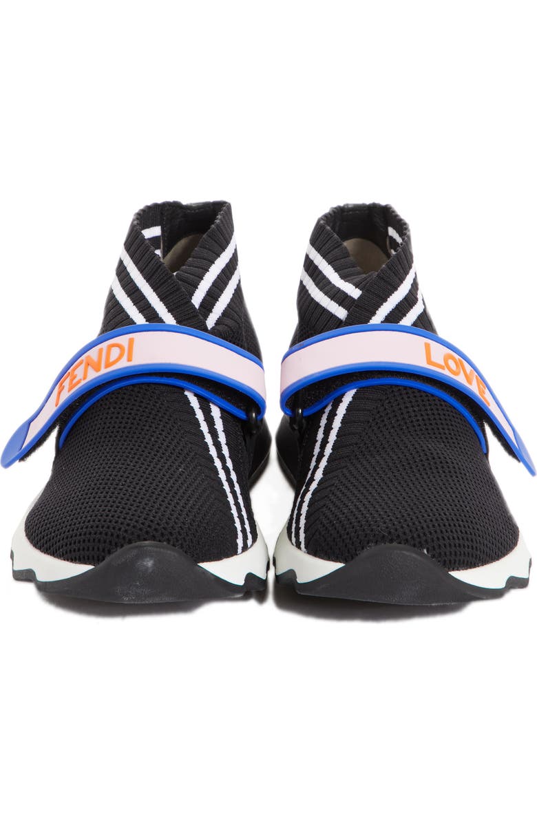 Fendi Rockoko Mismatch Sneaker, Alternate, color,