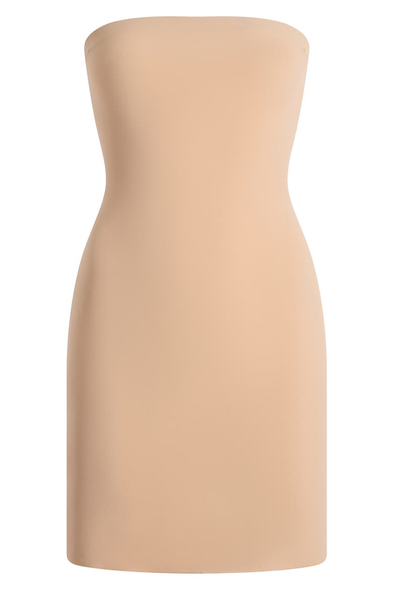 Strapless Slip, Alternate, color, BEIGE