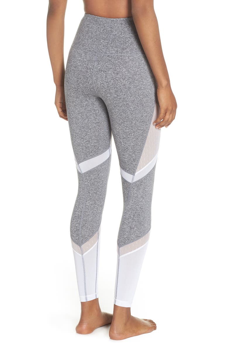 Sun Salutation High Waist Leggings, Alternate, color, GREY GRAPHITE