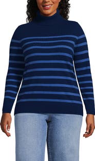 Lands' End Cashmere Turtleneck Sweater