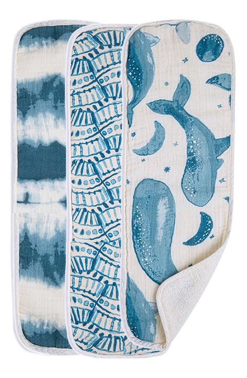 3-Pack Cotton Baby Burp Cloth Set (Baby)