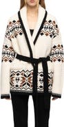 Zadig & Voltaire Erra Tie Waist Wool & Cashmere Cardigan