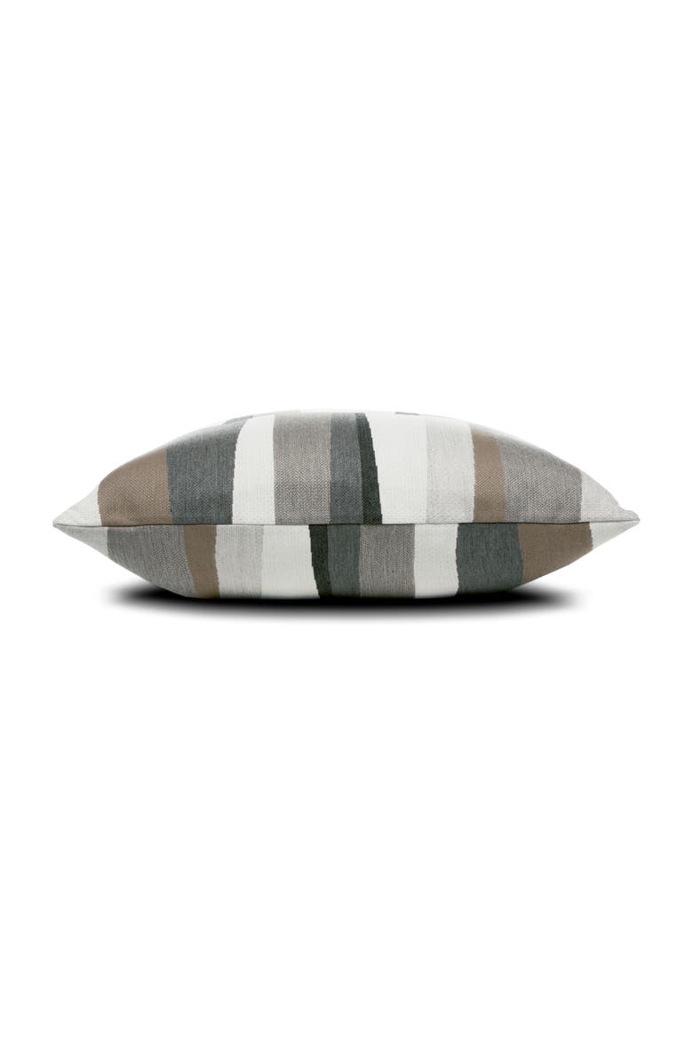 Strata Grigio Indoor & Outdoor Woven Accent Pillow, Alternate, color, Grigio