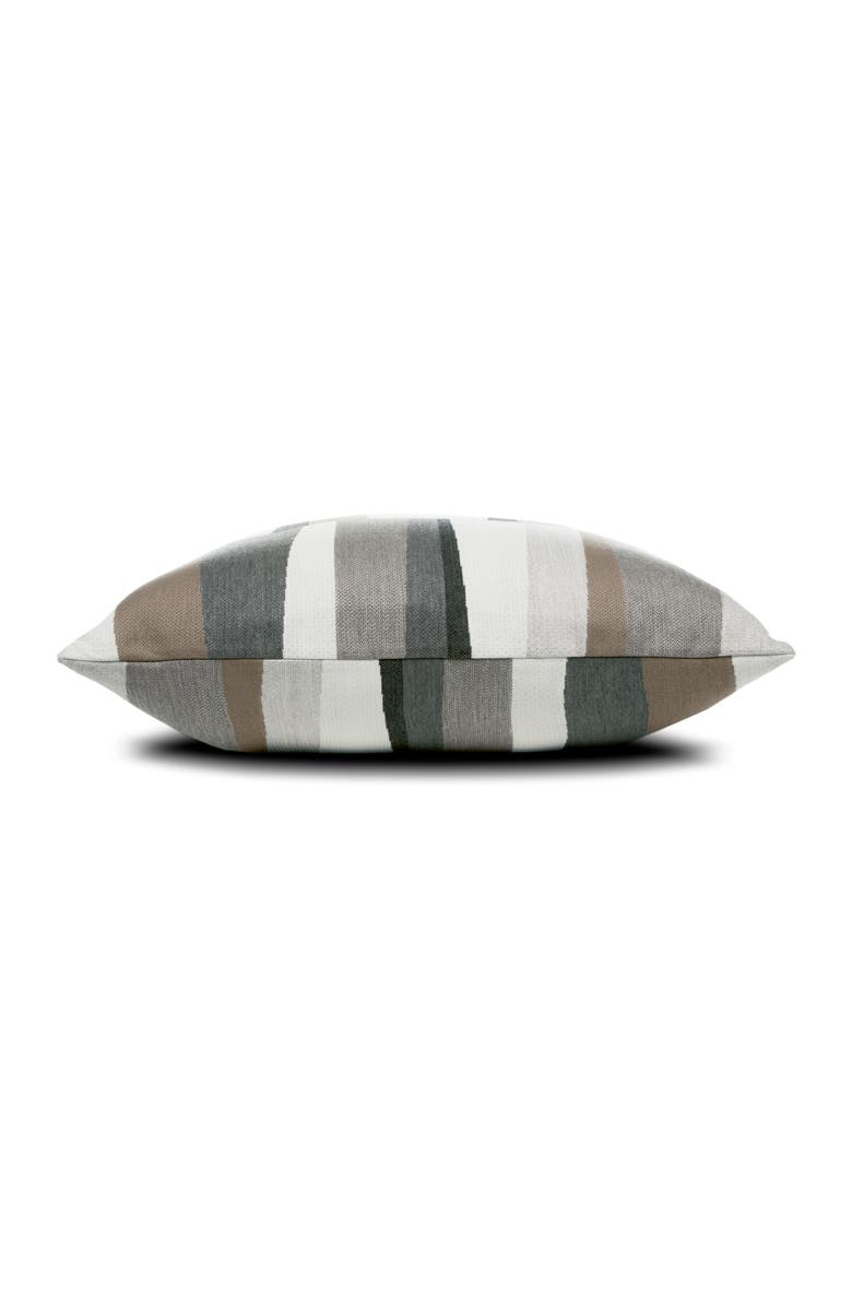 Elaine Smith Strata Grigio Indoor & Outdoor Woven Accent Pillow, Alternate, color, Grigio