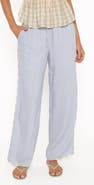 Petal & Pup Venda Contrast Trim Wide Leg Pants
