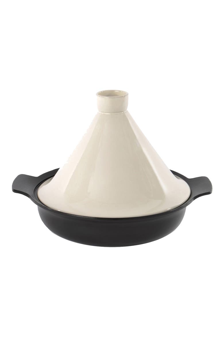 Ron 11.5" Stoneware Tajine Cover, Alternate, color, WHITE
