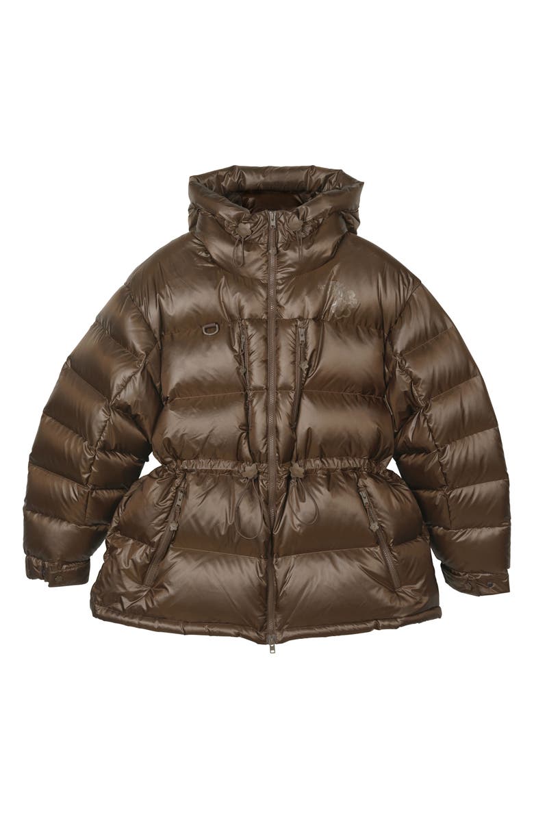 Cecilie Bahnsen x The North Face Himalayan Quilted Down Parka, Alternate, color, Soil Brown
