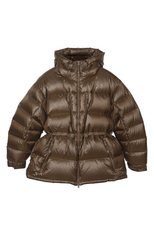 Cecilie Bahnsen X The North Face Himalayan Quilted Down Parka In Brown