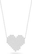 GLAZE JEWELRY Cubic Zirconia Heart Pendant Necklace