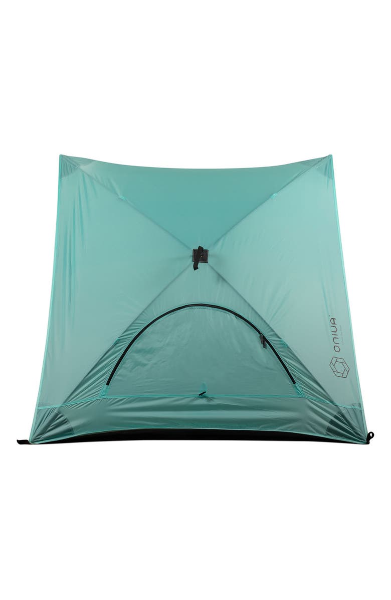 Picnic Time A-Shade Ice Blue Portable Beach Tent, Alternate, color, Blue