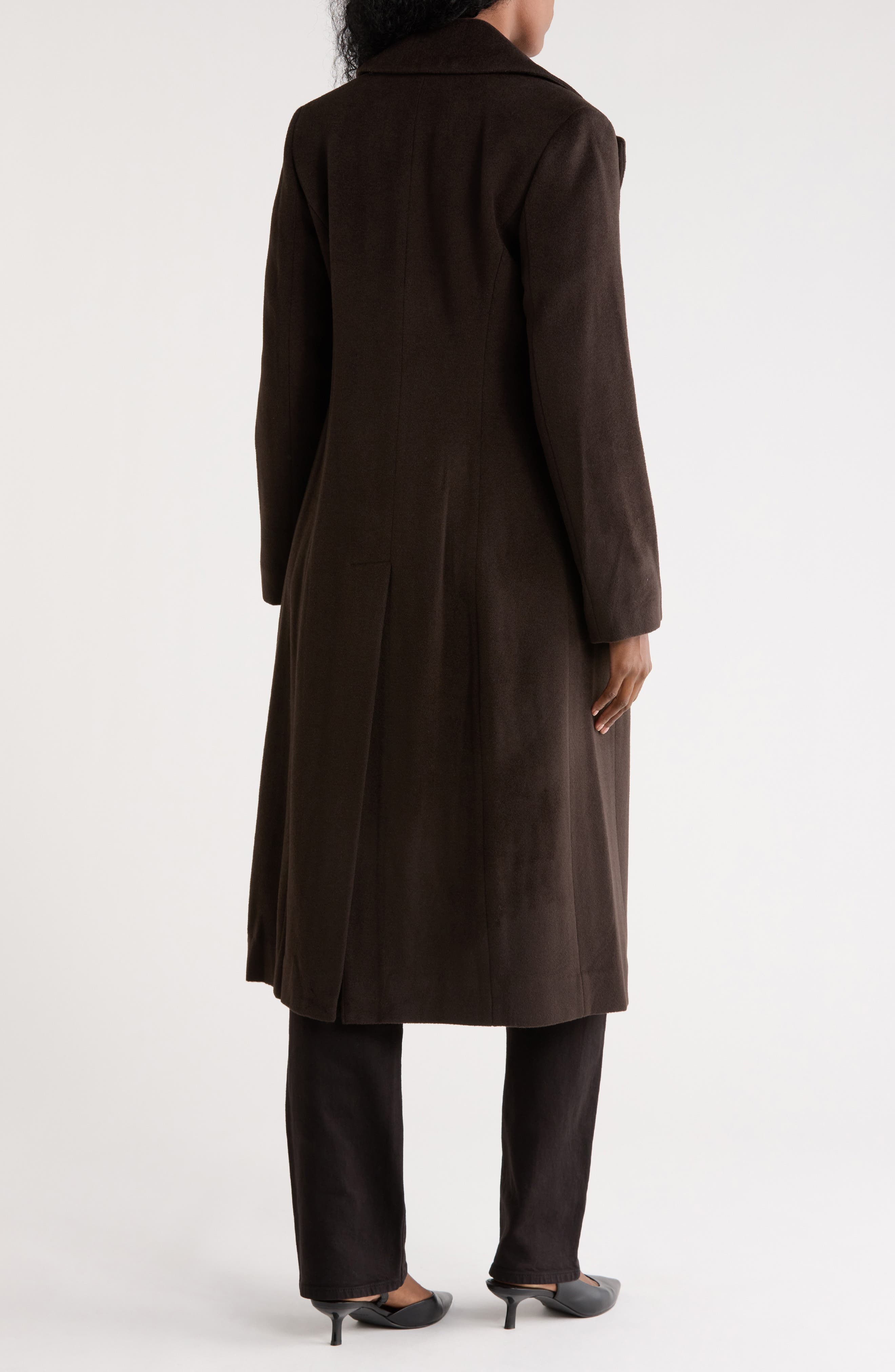 Wool Notch Lapel Coat - image 2