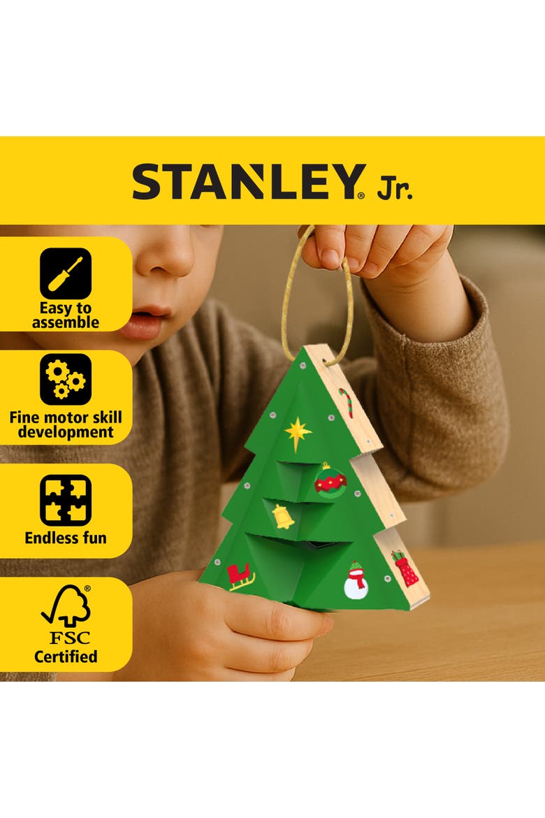 Easy Build Christmas Tree Ornament Kit, Holiday Gift Christmas Edition, Alternate, color, Multi color