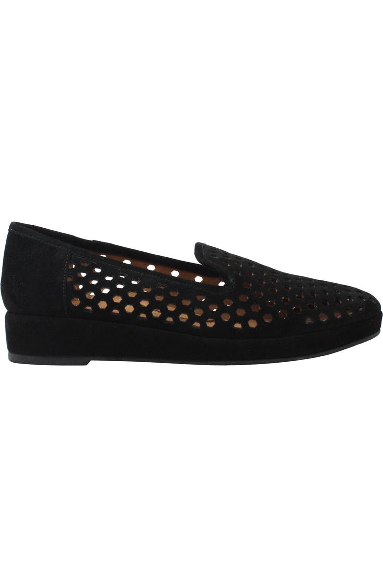 L'Amour des Pieds Clemence Perforated Wedge Loafer, Alternate, color,