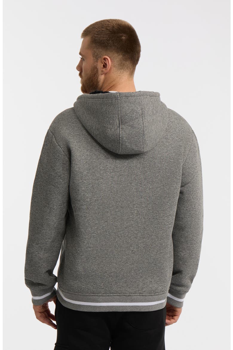 One Hit Faux Shearling Hoodie, Alternate, color, Grey Marled
