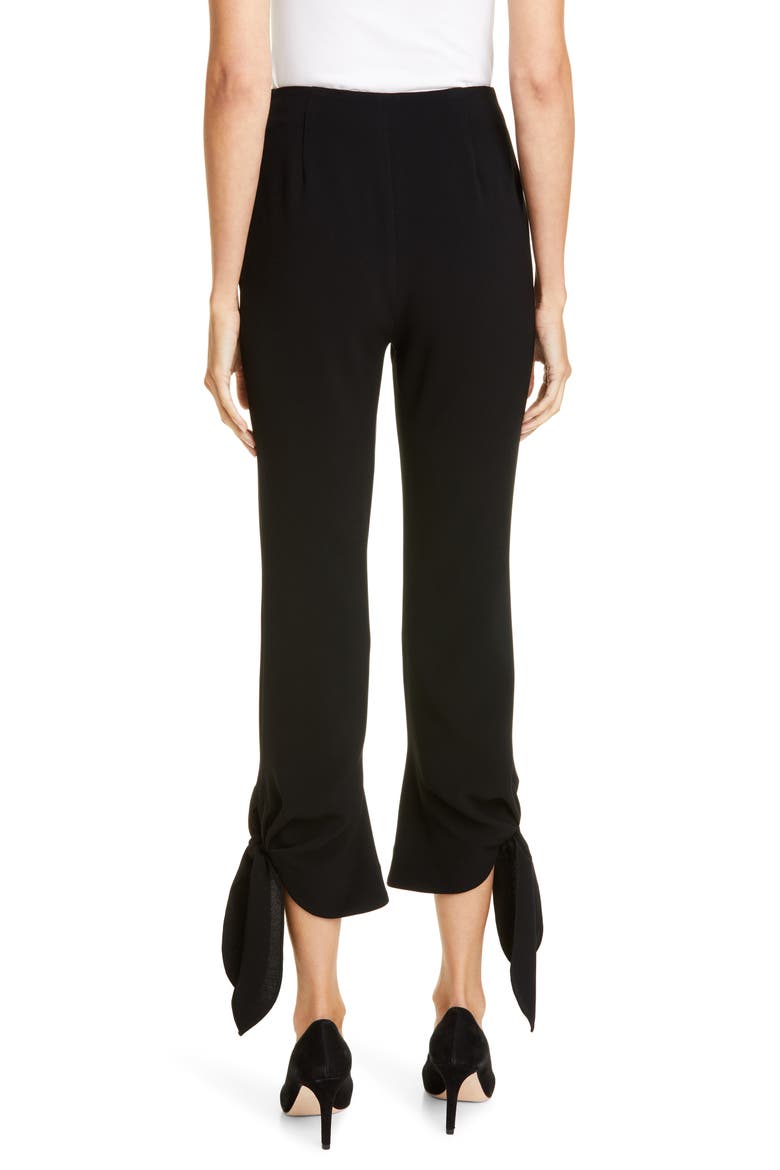 Nuluu Tie Ankle Pants, Alternate, color, BLACK