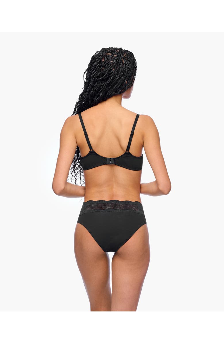 Cosabella Dolce High Rise Bikini, Alternate, color, Black