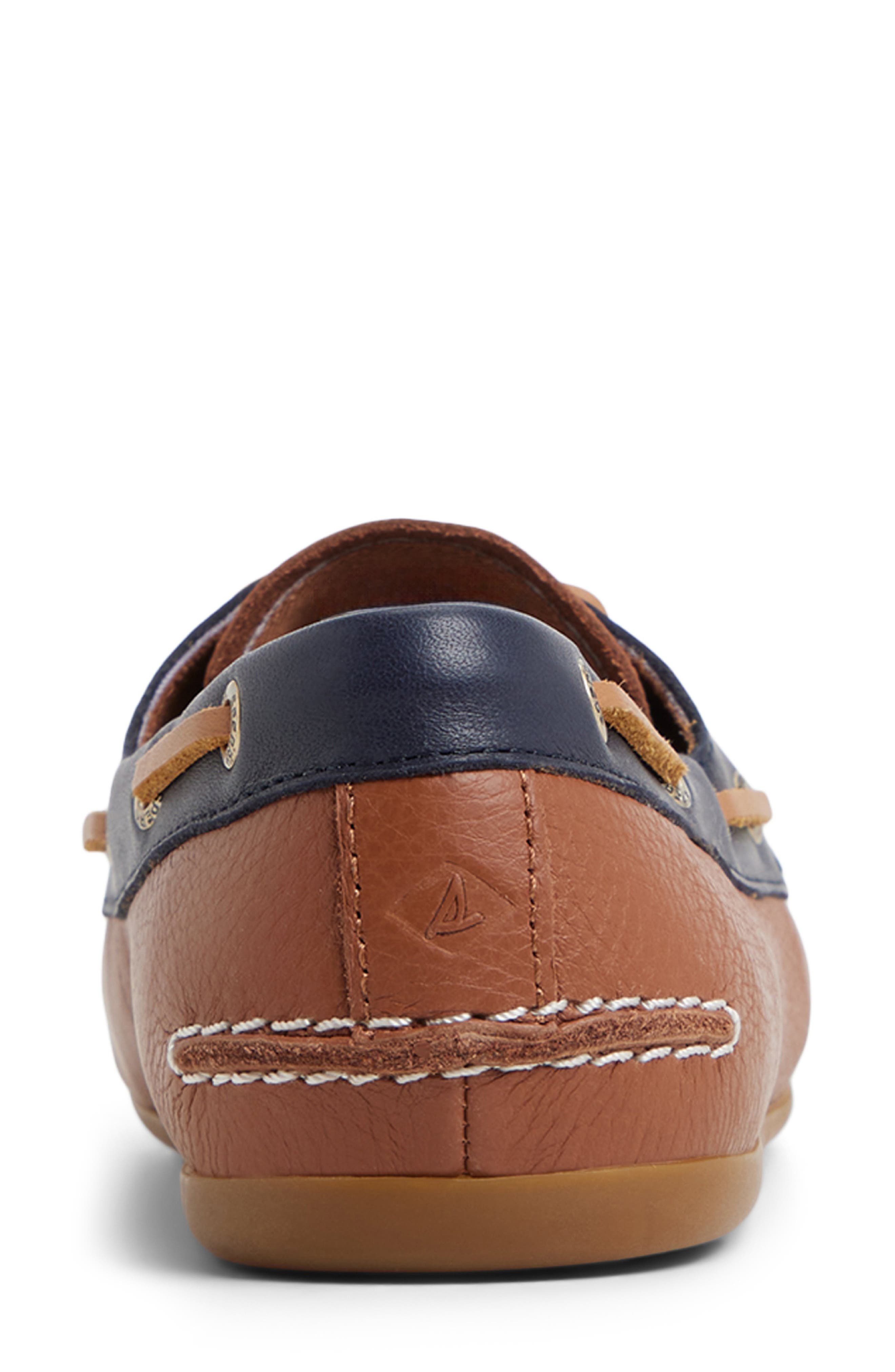 Sperry Slim Boat Shoe, Alternate, color, Light Brown