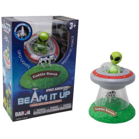 Space Beam It Up Alien UFO Cow Abduction Toy
