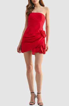 Lush Rose Appliqué Minidress