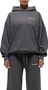 Good For Nothing Vintage Grey Relaxed Hoodie