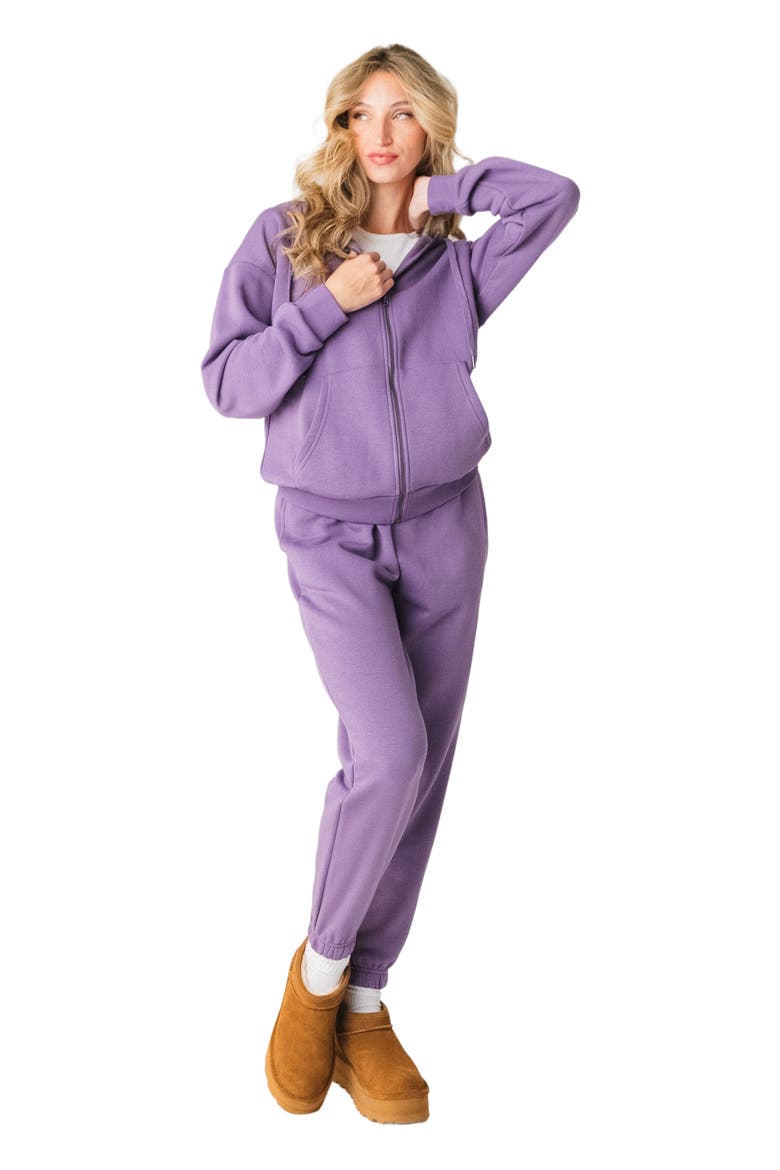 Cozy Uni Zip, Main, color, violet