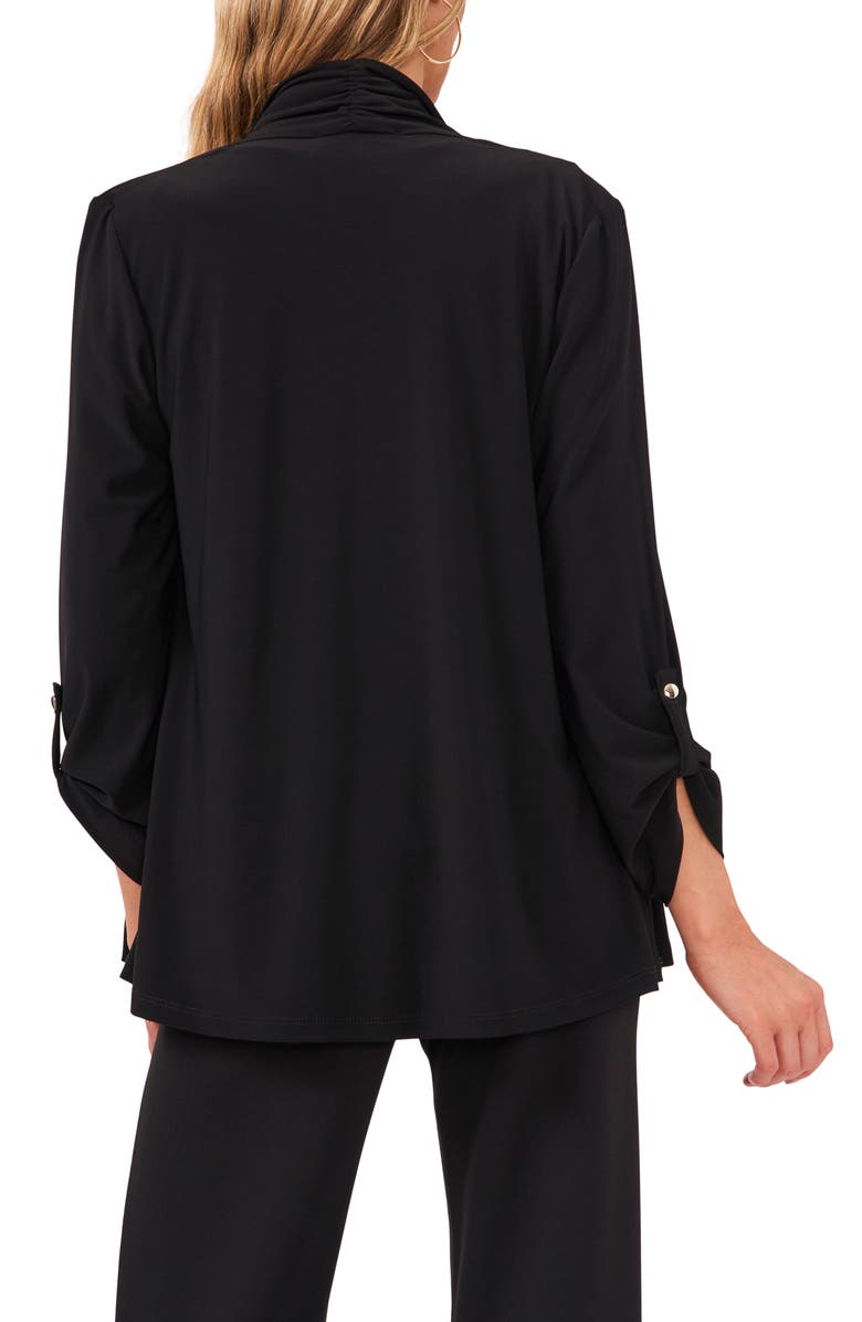 Chaus Cardigan, Alternate, color, Rich Black