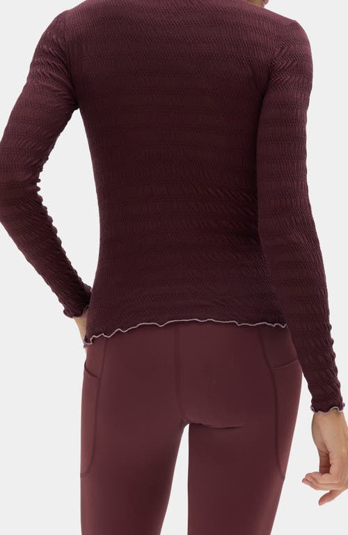 Halfdays Ynes Texture Top In Red