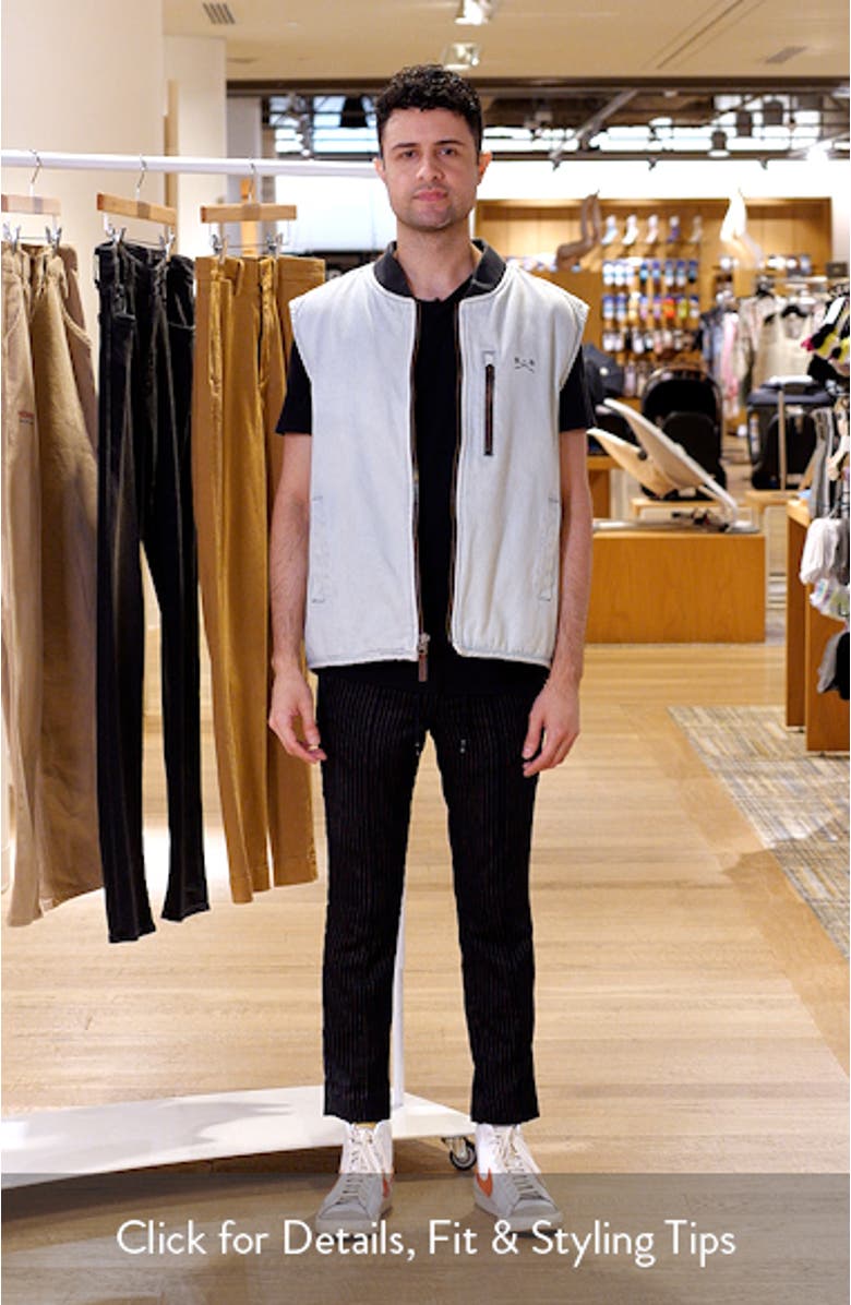 Seamus Canvas Zip-Up Vest, sales video thumbnail