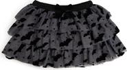 Sweet Wink Flocked Bats Halloween Tutu