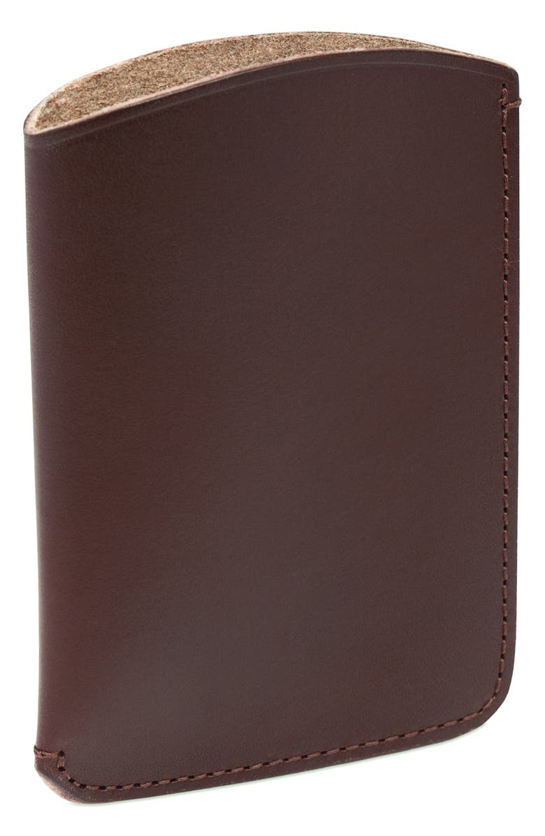 Bosca Italo Envelope Leather Card Case, Alternate, color, 