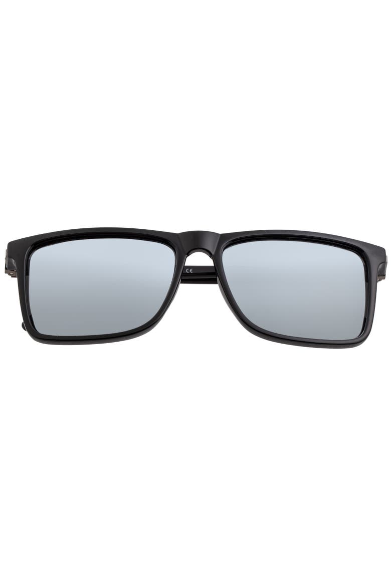 Caelum Polarized Sunglasses, Alternate, color, Black/Silver