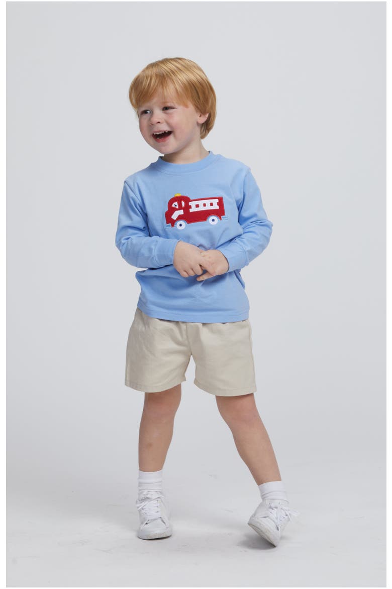 Kids Basic Short, Alternate, color, Pebble Twill