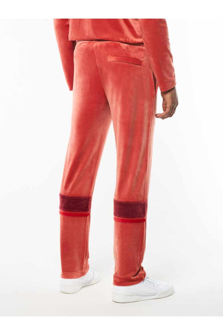 Damarindo Velour Track Pant, Alternate, color, HOT SAUCE