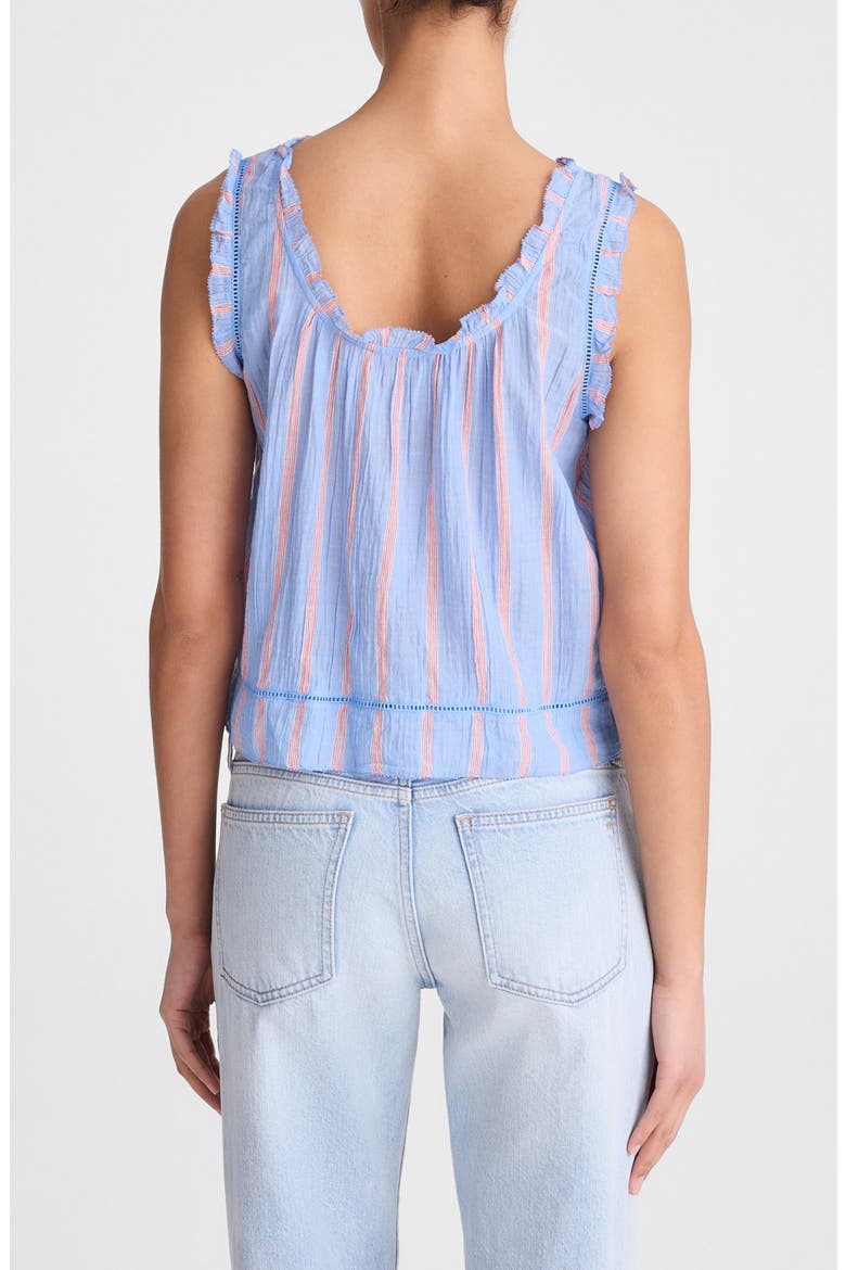 The Leah Cotton Top, Alternate, color, CALM BLUE