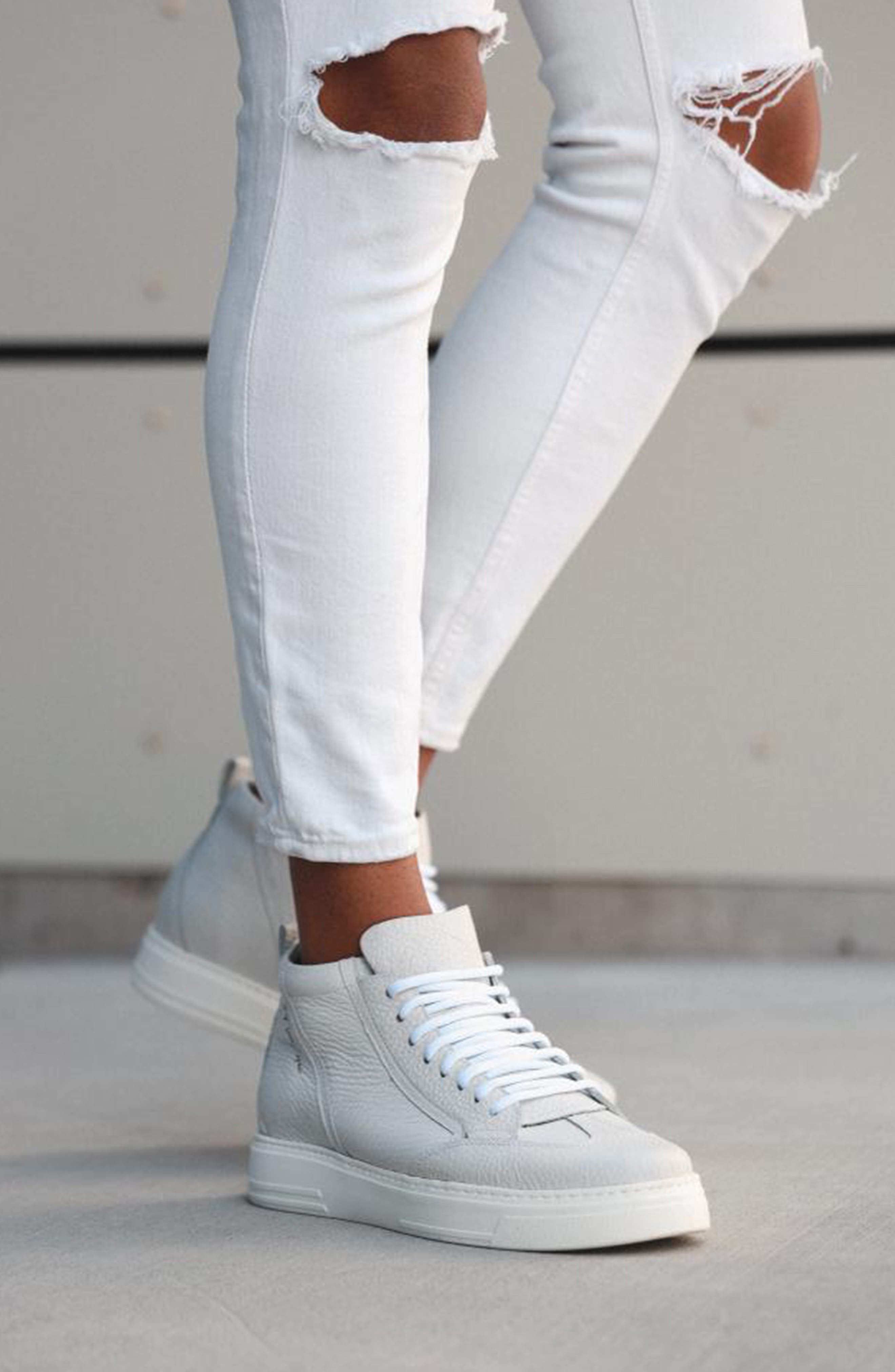 Gernie Garda High Top Sneaker, Alternate, color, 