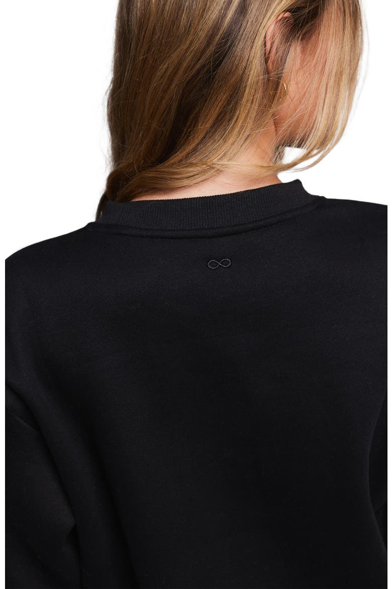 Sideline Fleece Sweatshirt, Alternate, color, Black/Sand