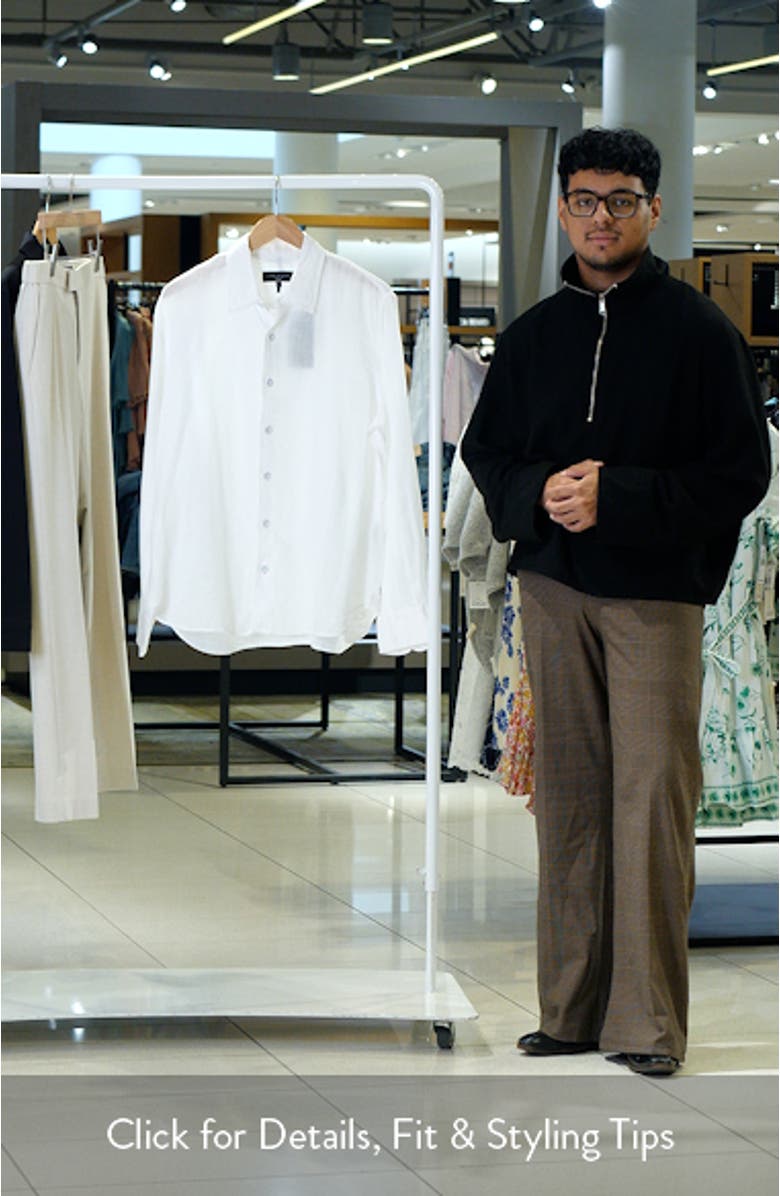 Finch Linen Button-Up Shirt, sales video thumbnail