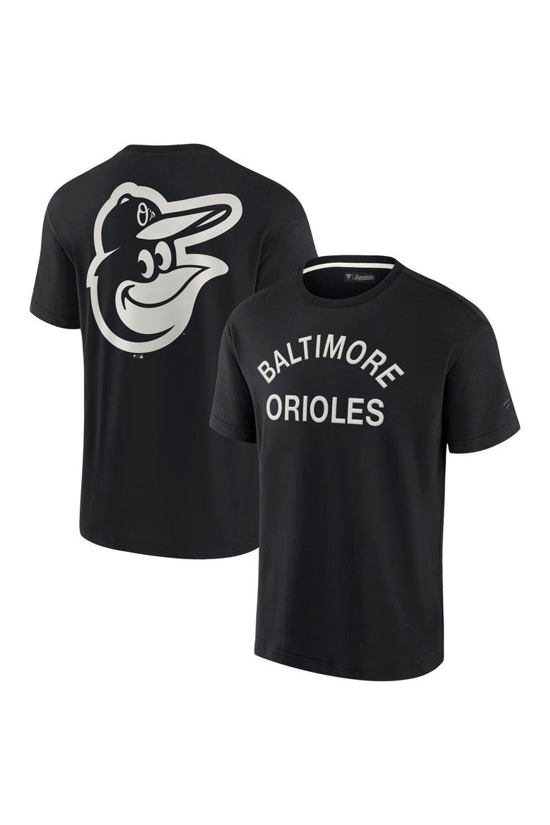 Unisex Fanatics Signature Black Baltimore Orioles Elements Super Soft Short Sleeve T-Shirt, Alternate, color, Black