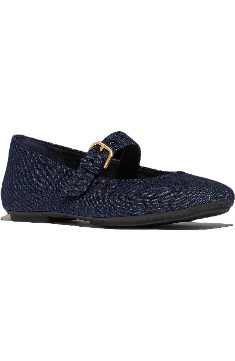 FitFlop Delicato Denim Mary Janes, Main, color, Dark Denim