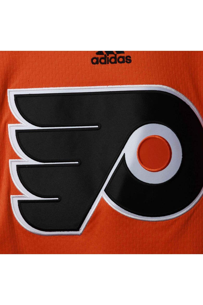 Men's adidas Orange Philadelphia Flyers Logo AEROREADY Pullover Sweater, Alternate, color, Orange