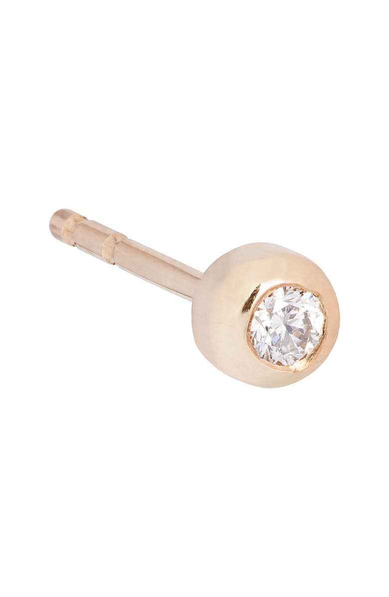 Anzie Cléo Diamond Bezel Stud Earrings, Alternate, color, Clear