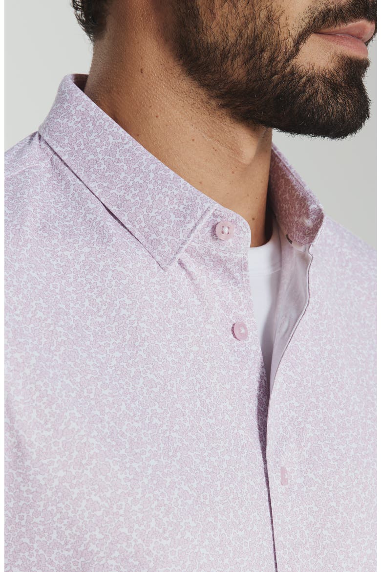 Dorian Short Sleeve Performance Shirt, Alternate, color, IRIS