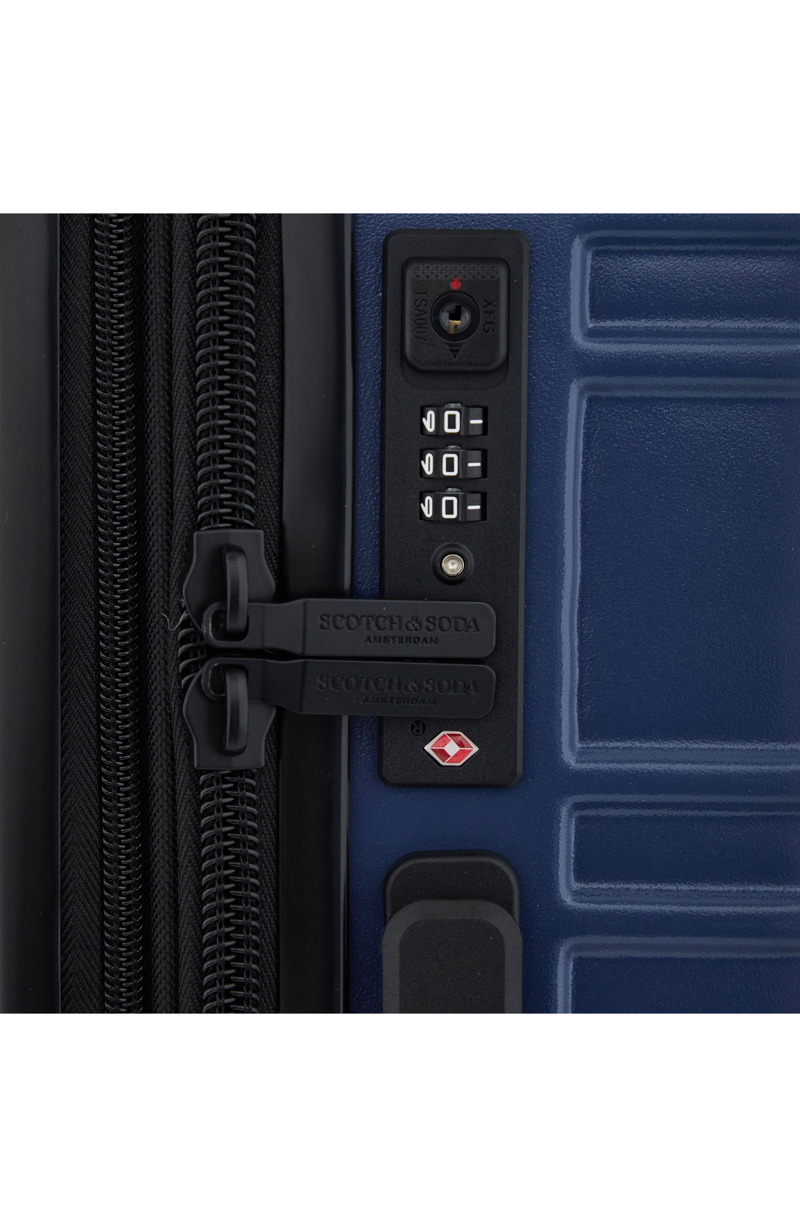 Scotch & Soda Rotterdam 3-Piece Luggage Set, Alternate, color, Ocean Blue