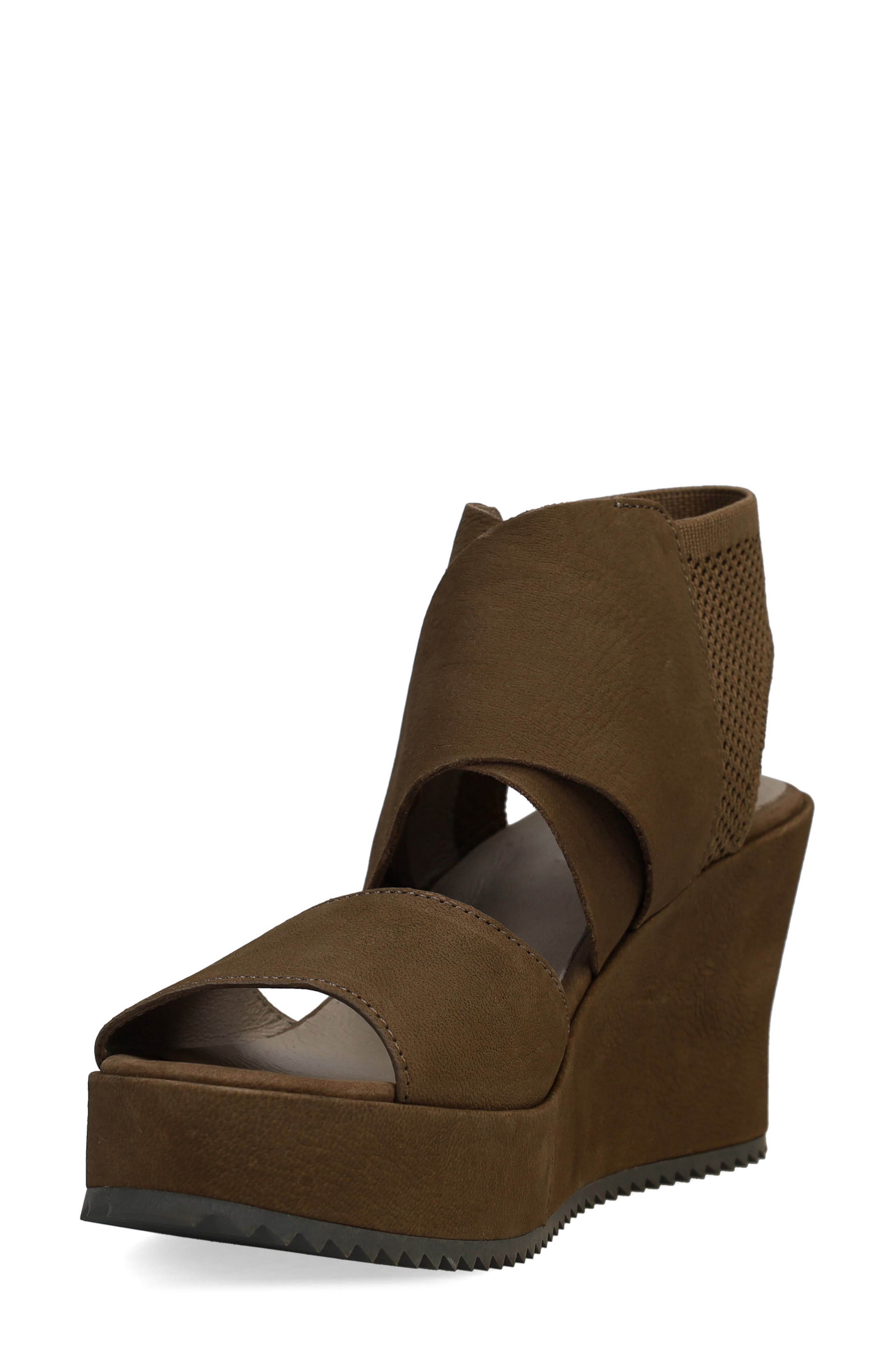 Eileen Fisher Lio Wedge Sandal, Alternate, color, Antelope