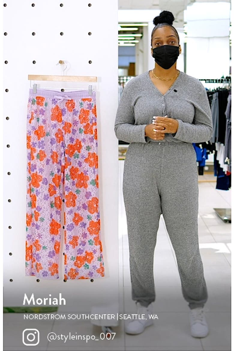 Pride Gender Inclusive Sheer Lace Drawstring Pants video