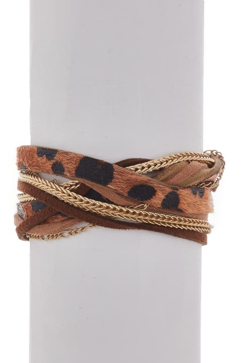Multi-Layer Faux Hair Wrap Bracelet