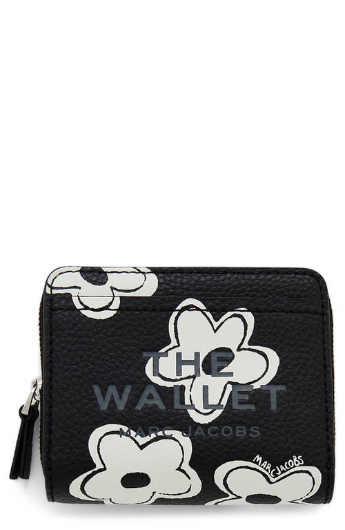 Marc Jacobs The Mini Compact Wallet In Black/white