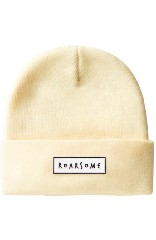 Shop Roarsome Kid's Beanie In Yellow