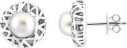 EFFY Sterling Silver Freshwater Pearl Stud Earrings